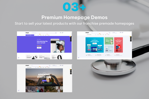  03+ Premium Homepage Demos