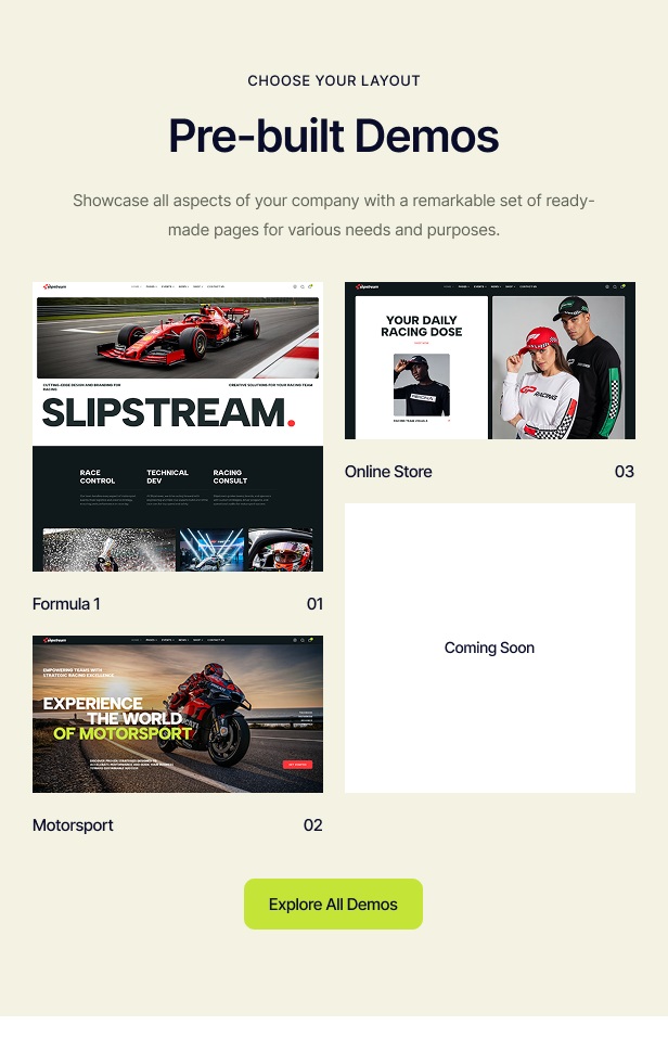 Slipstream Demos