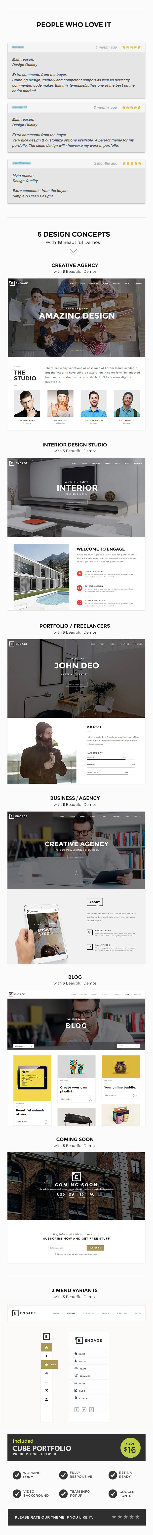 Engage - Creative One Page Parallax - 3