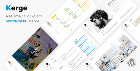 Kerge - vCard, Resume & Portfolio Theme - Portfolio Creative