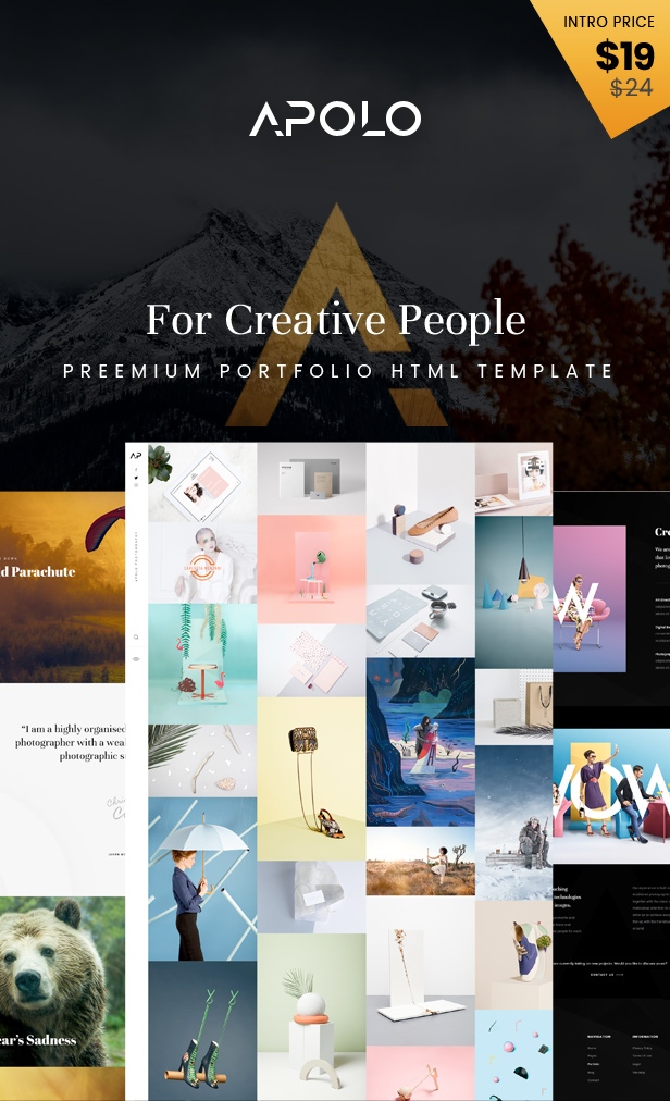 APOLO - Premium Portfolio HTML Template - 1