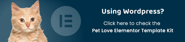 Pet Love Elementor