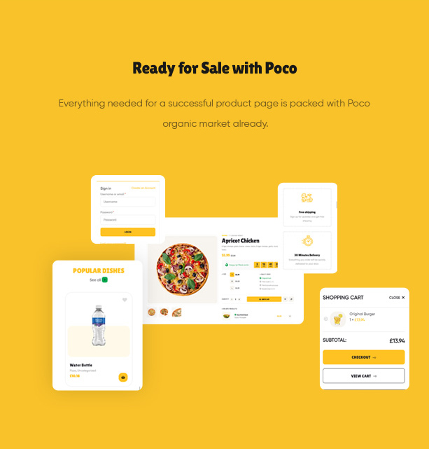 Poco - food store woocommerce wordpress theme - WooCommerce Shop Ready