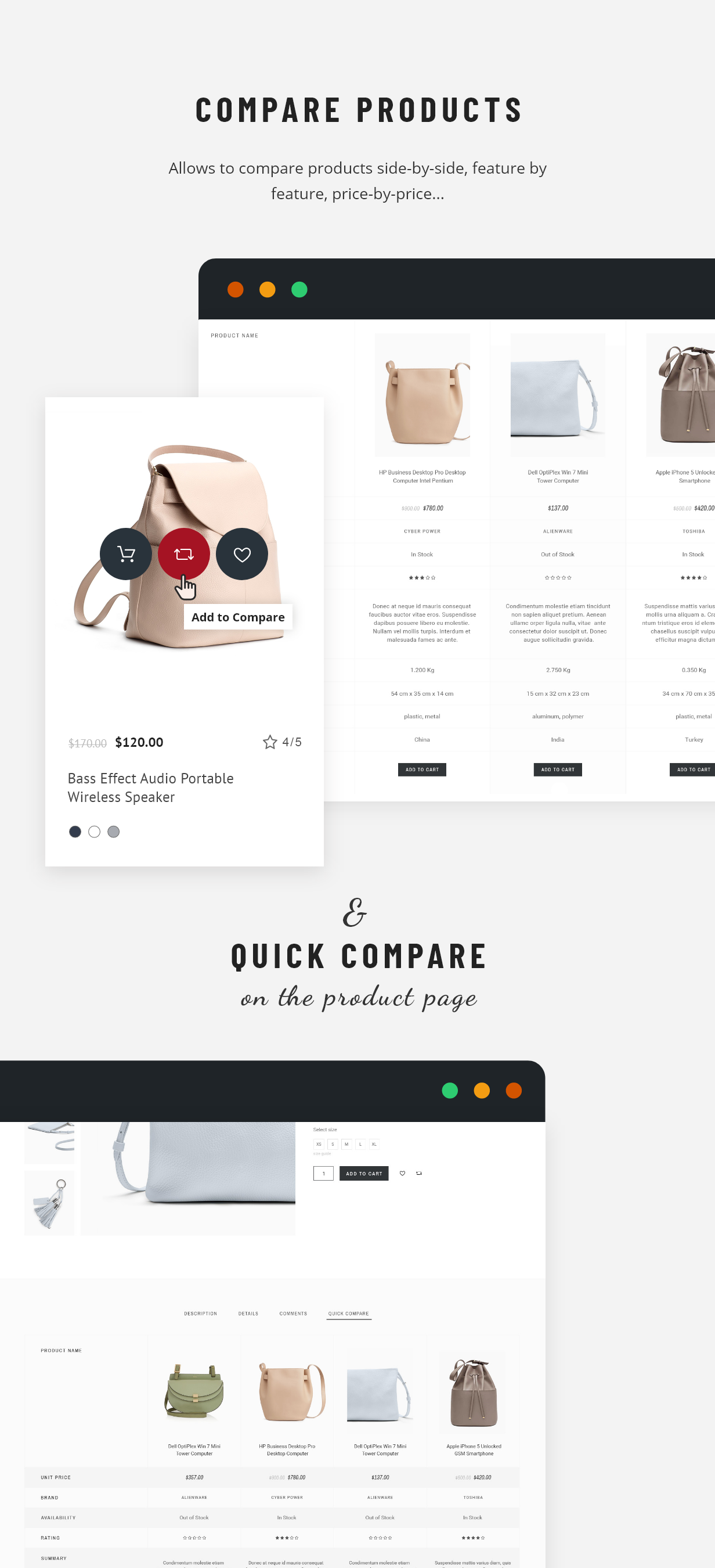 Comparison of Premium Prestashop 9 AMP Theme