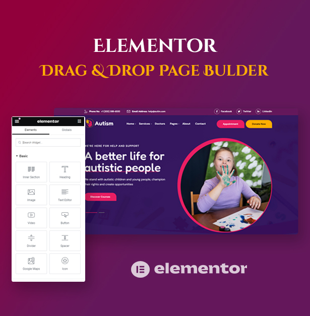Autism Health WordPress Theme 