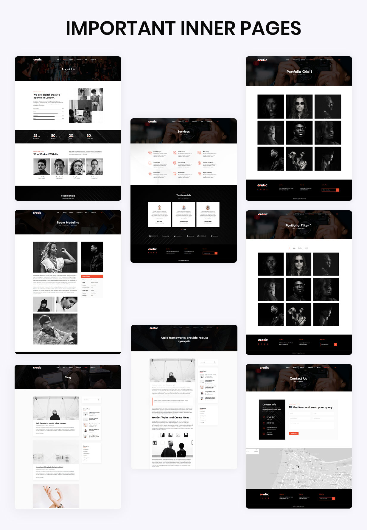 Cretic - Creative Agency WordPress Theme