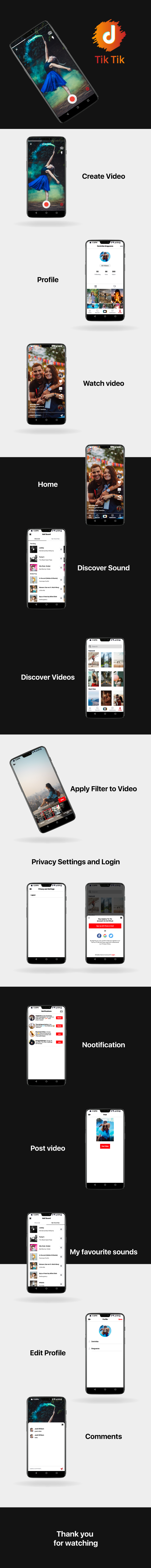 TicTic -  Android media app for creating and sharing short videos v1.8 - 5