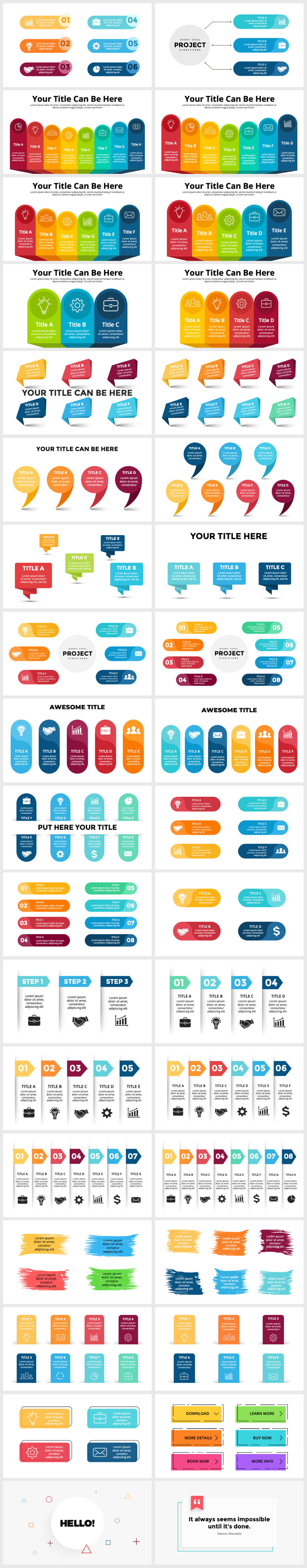 Wowly - 3500 Infographics & Presentation Templates! Updated! PowerPoint Canva Figma Sketch Ai Psd. - 334