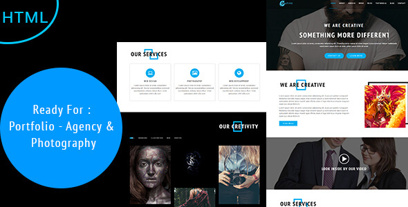 Creative - Agency, Photography & Portfolio Template - Portfolio Creative