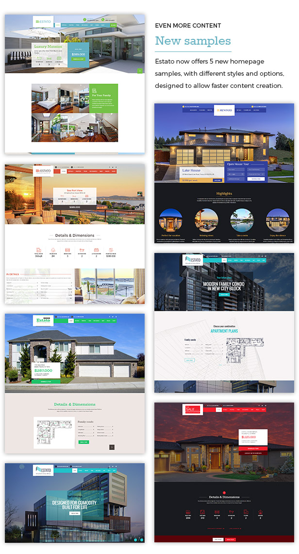 Single Property Real Estate WordPress Theme - Estato - 1