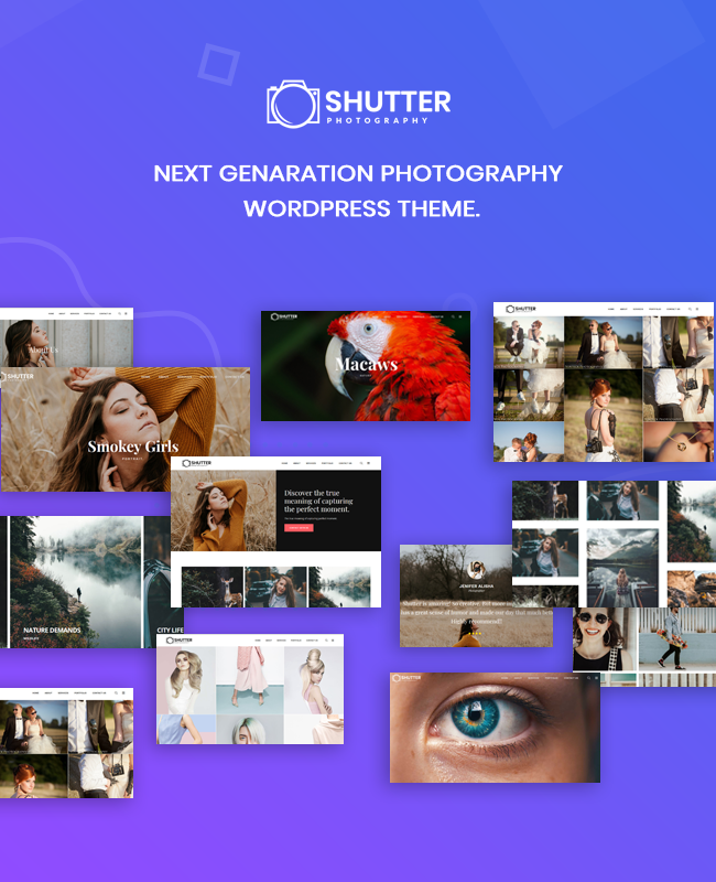 Photography wordpress theme