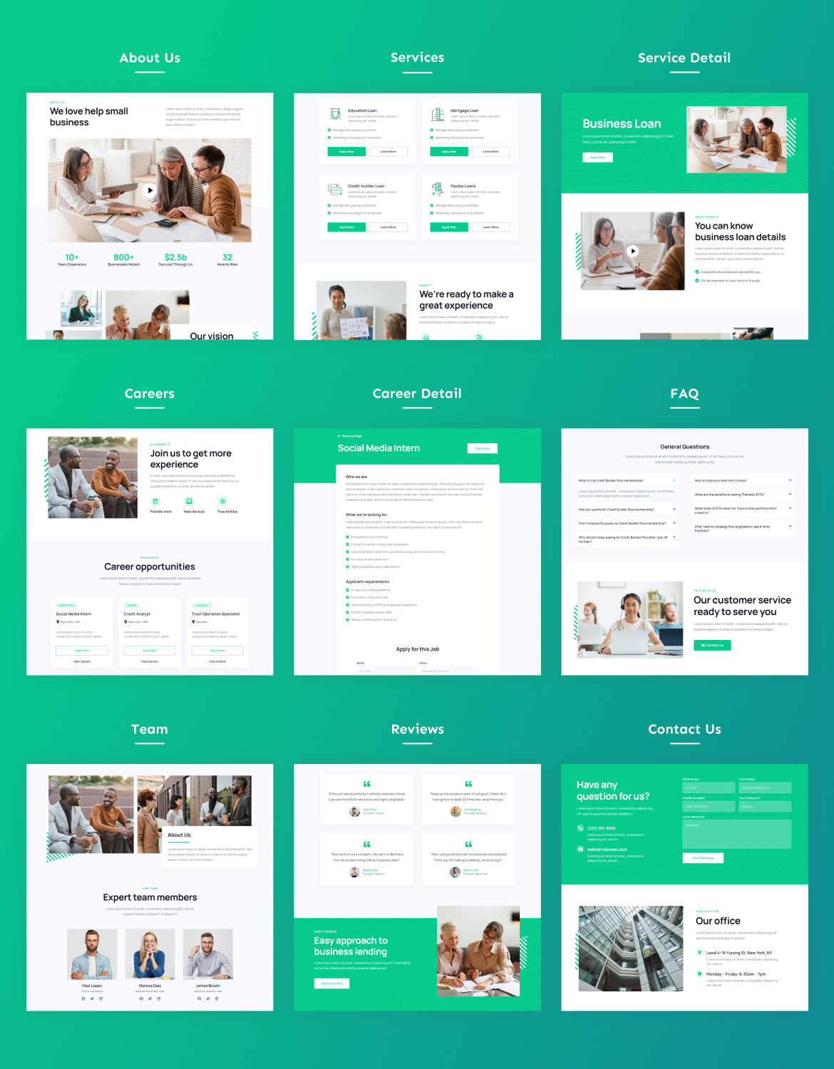Credia | Banking & Business Loan Elementor Template Kit - 2