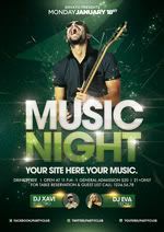 Music Night Flyer template