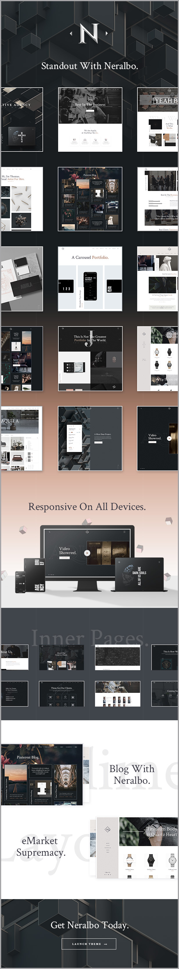 Neralbo - Creative Multi-concept Theme - 1