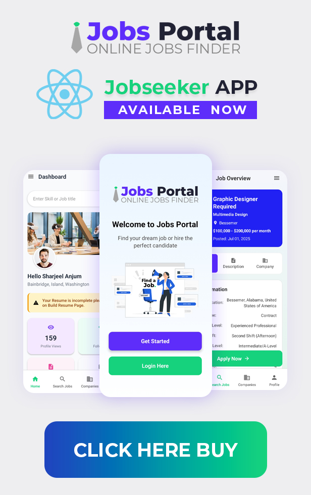 Jobs Portal - Job Board Laravel Script - 1