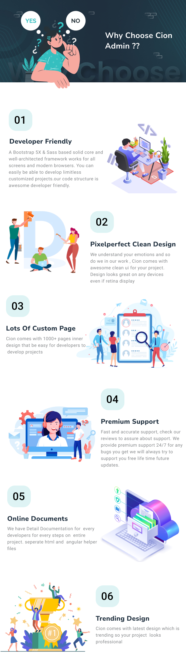 Cion Admin Dashboard theme