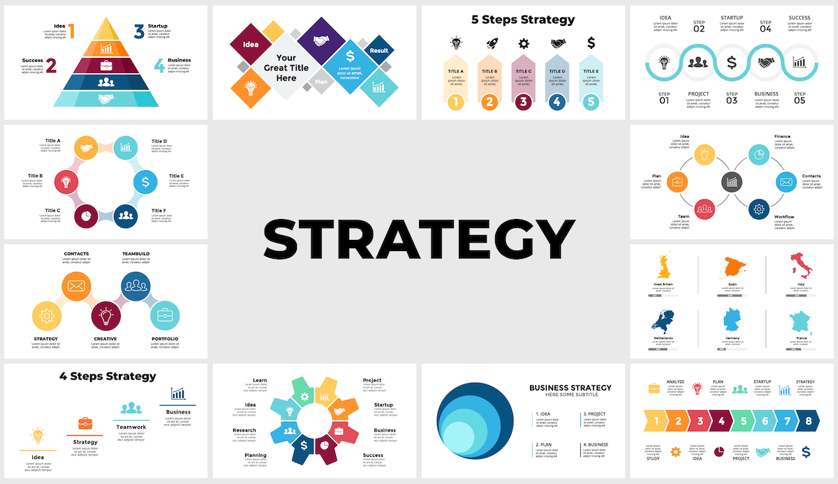 Wowly - 3500 Infographics & Presentation Templates! Updated! PowerPoint Canva Figma Sketch Ai Psd. - 48