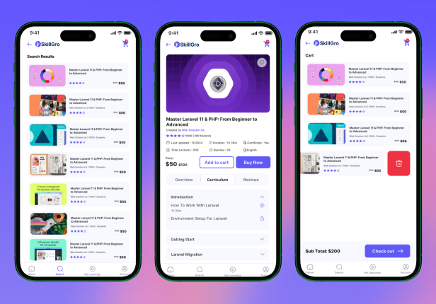 SkillGro LMS Student App - Course & Learning Management System - 6