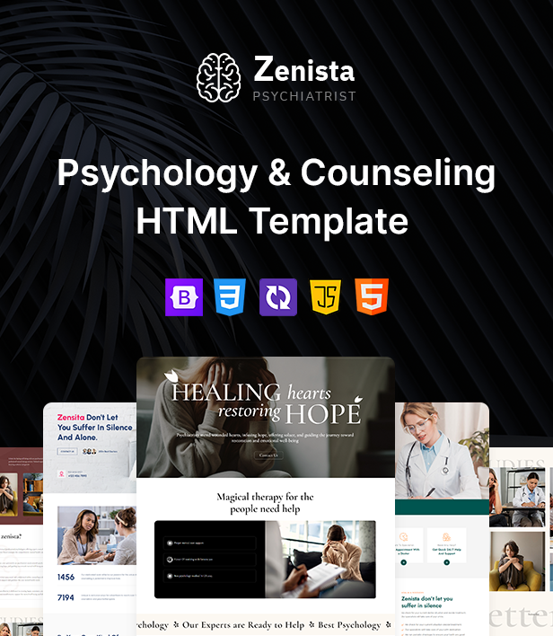 Psychology & Counseling HTML Template
