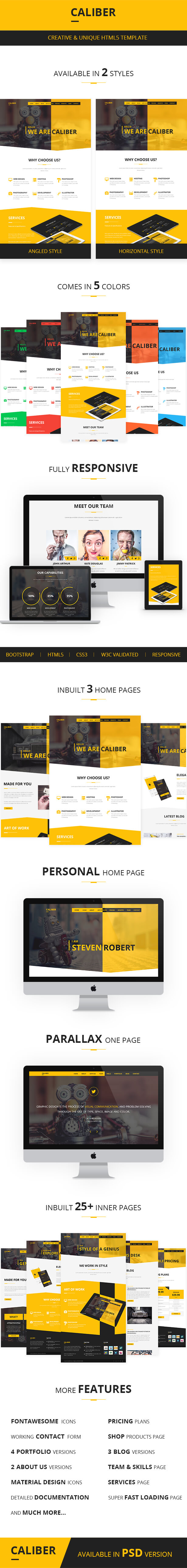 Caliber - Creative Multi Purpose HTML Template - 1