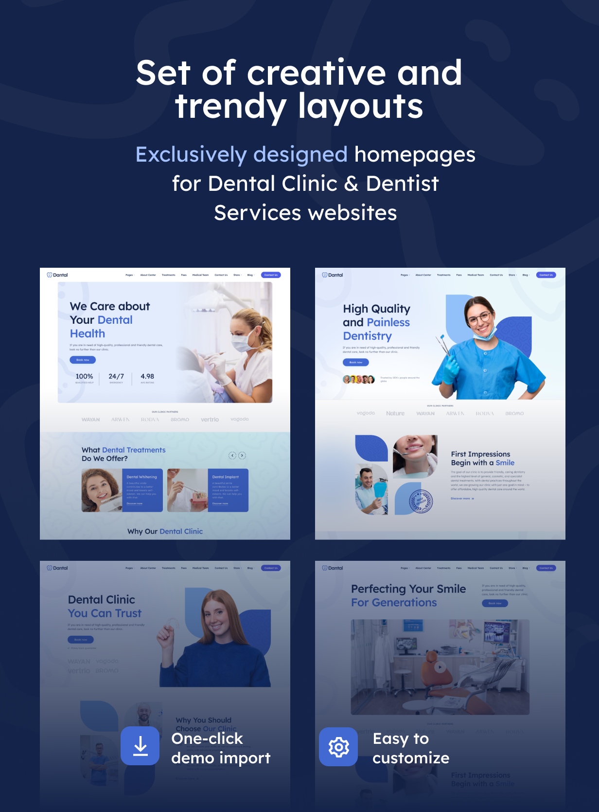 Dantal - Dental Clinic & Dentist WordPress Theme