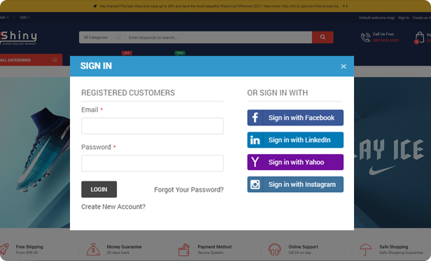 SOCIAL LOGIN