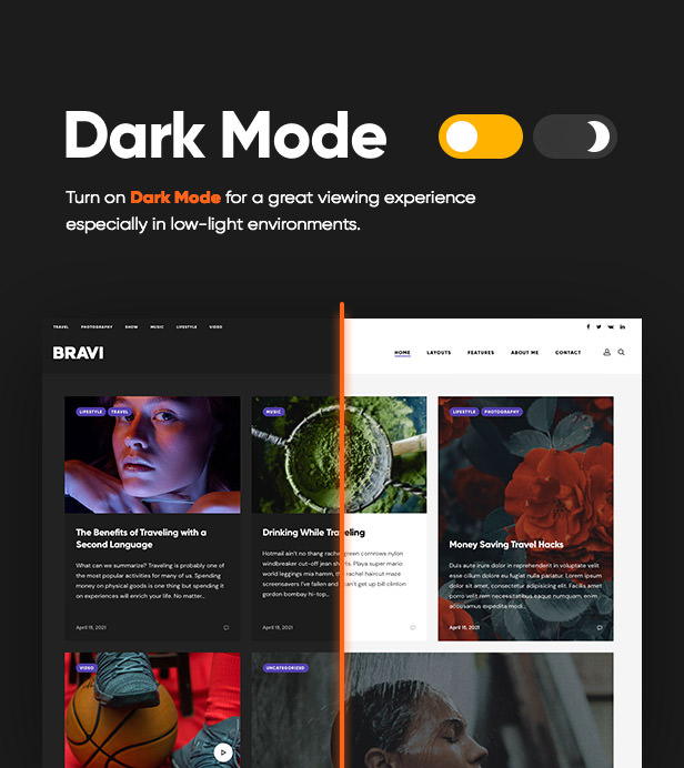 Bravi WordPress Theme