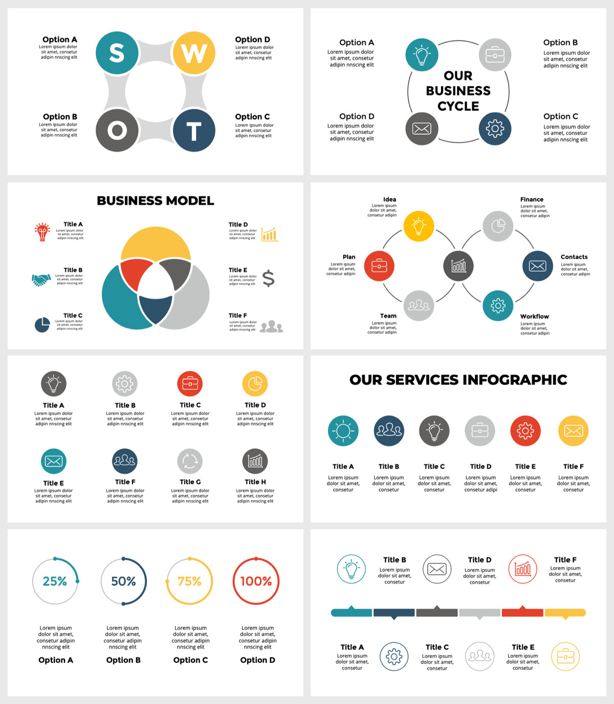 Wowly - 3500 Infographics & Presentation Templates! Updated! PowerPoint Canva Figma Sketch Ai Psd. - 186