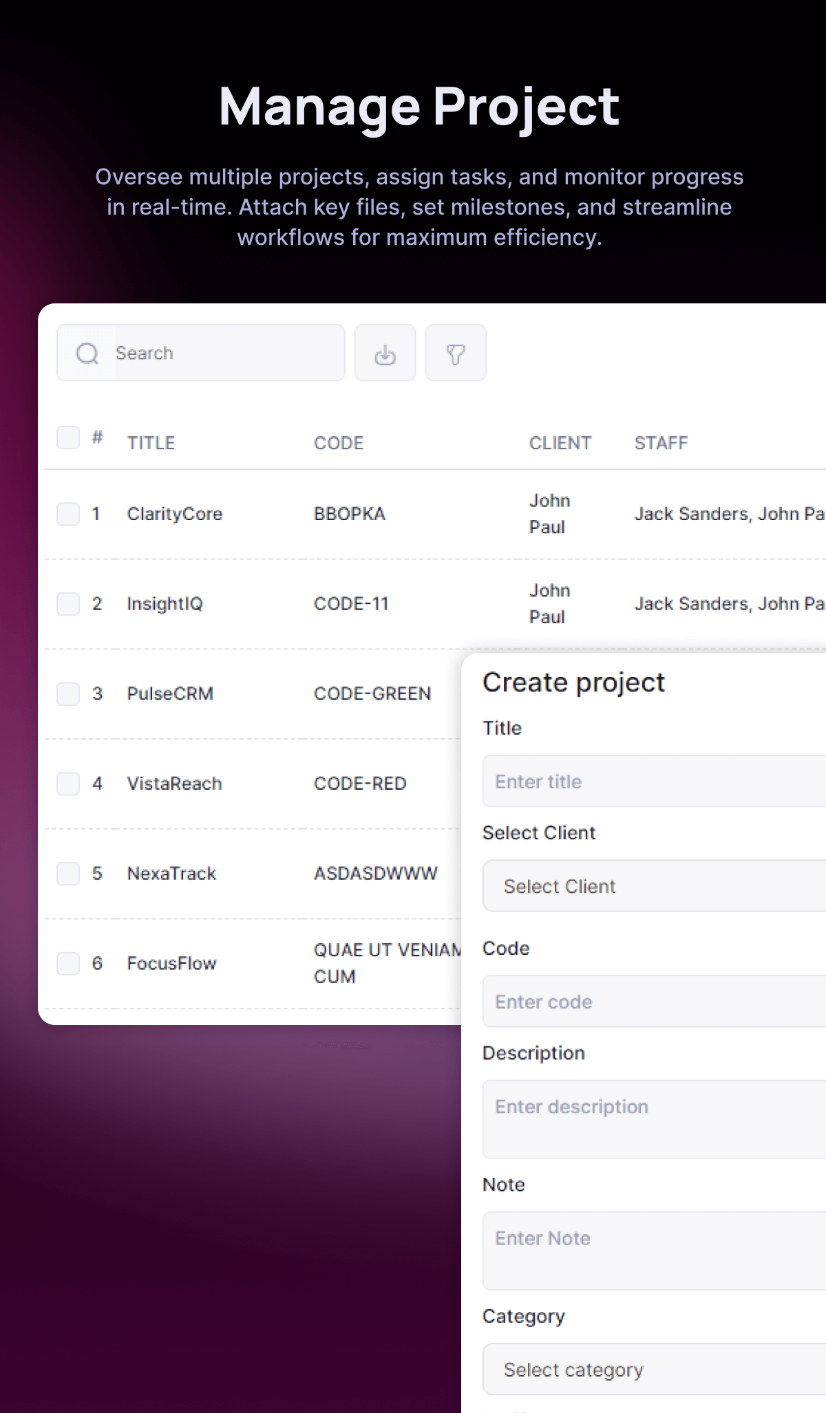 Insight Crm - Laravel Project Management System - 4
