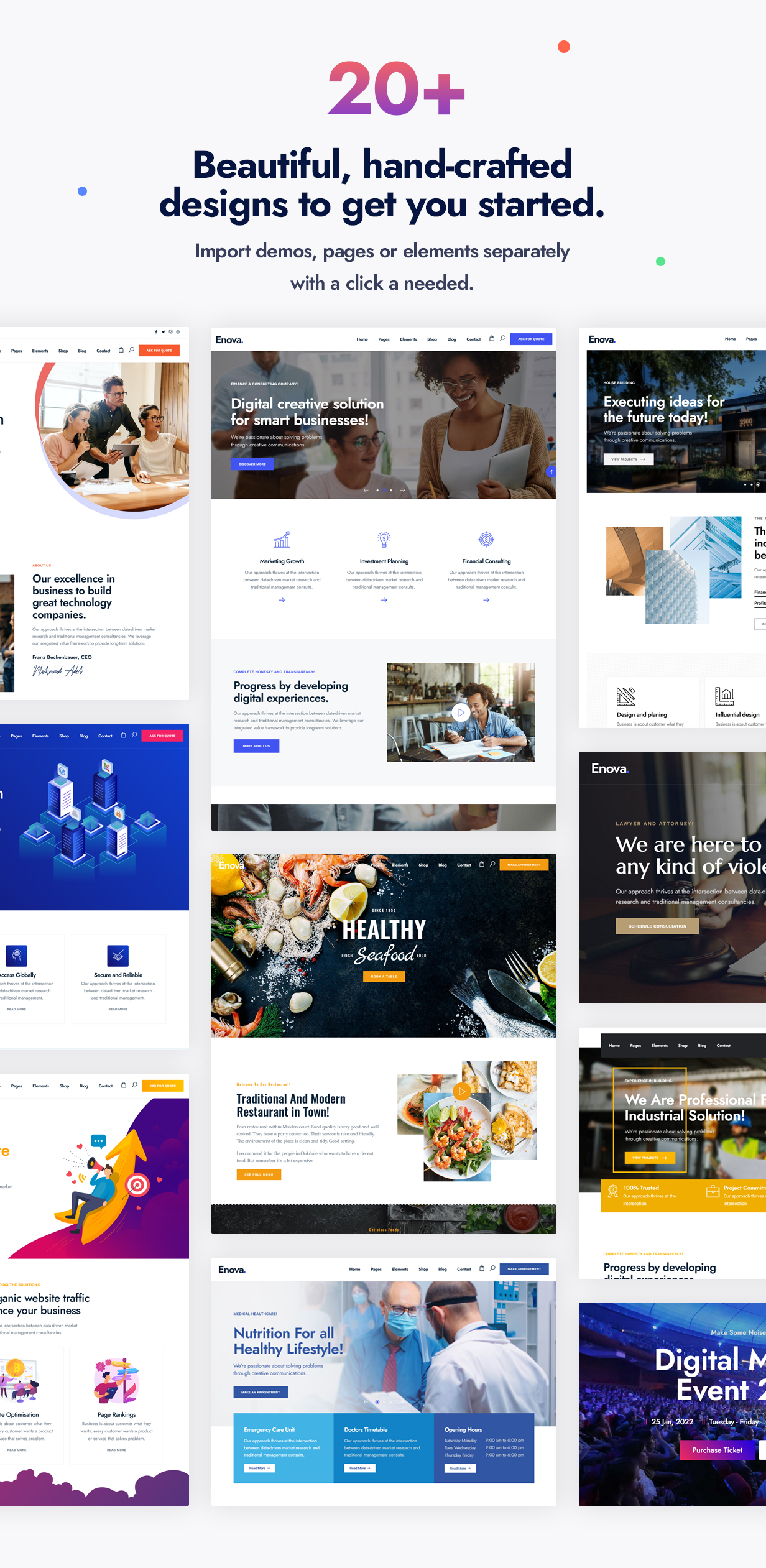Multipurpose wordpress theme