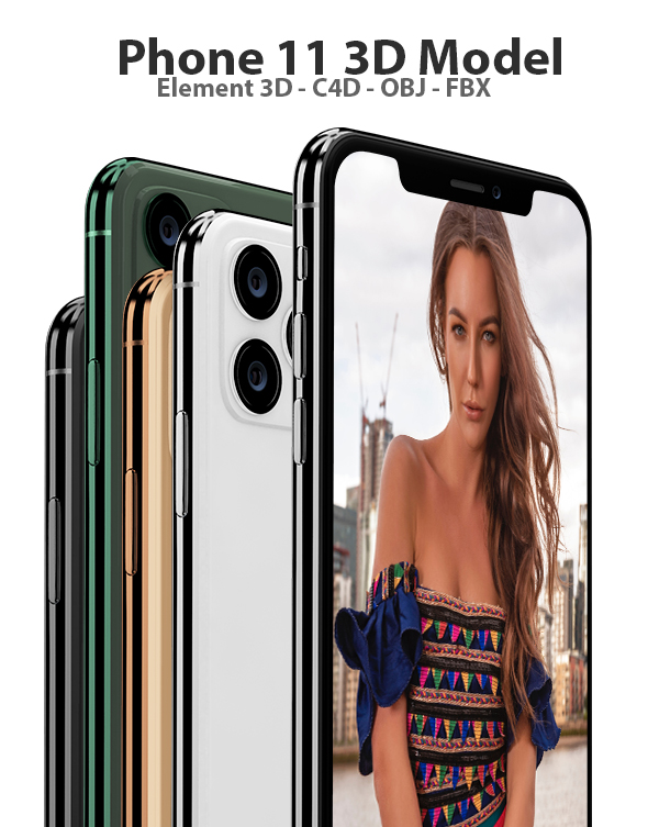 Element 3D iPhone 13 Pro Max - E3D & C4D - 4