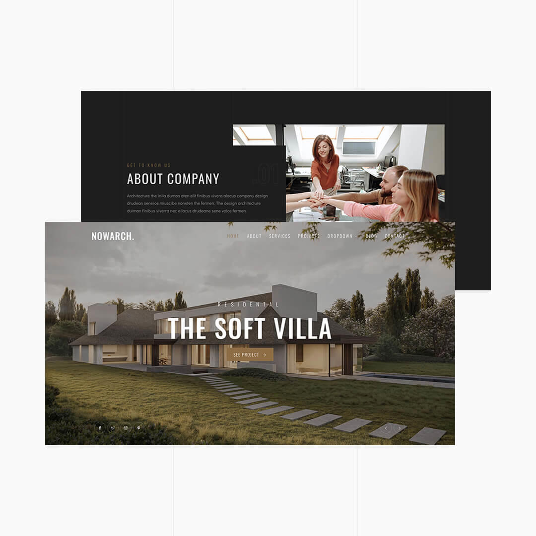 NOWARCH - Architecture and Interior WordPress Theme