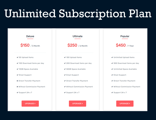 Unlimited Subscription Plan