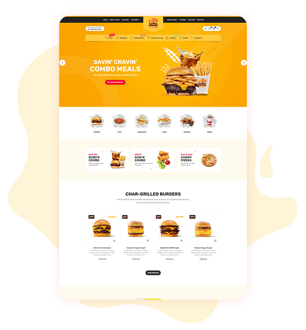 Lafka - Multi Store Burger - Pizza & Food Delivery WooCommerce Theme - 16