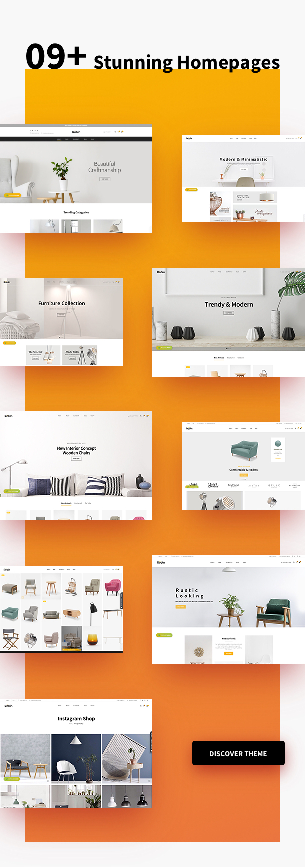 Cửa hàng nội thất WooCommerce WordPress Theme - Mua sắm, bố cục &; Tùy chọn