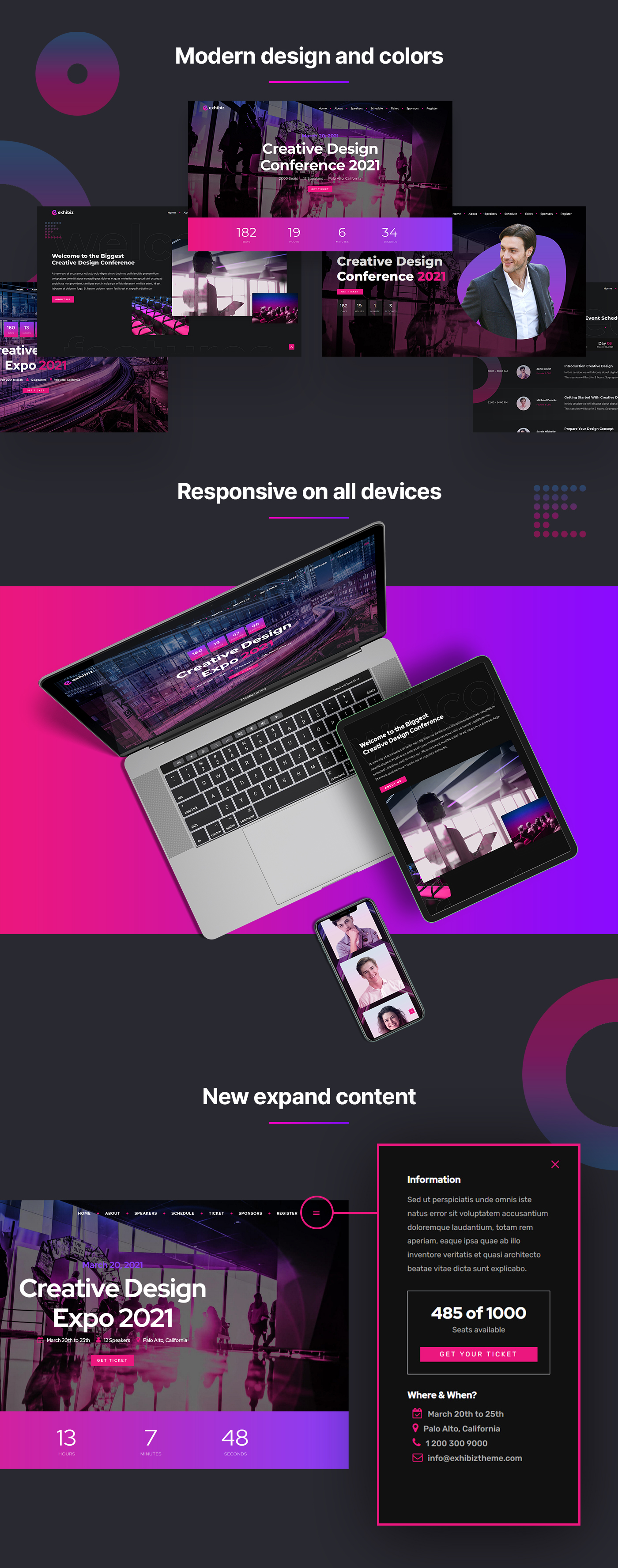Exhibiz - Event, Conference and Meetup HTML Template - 2