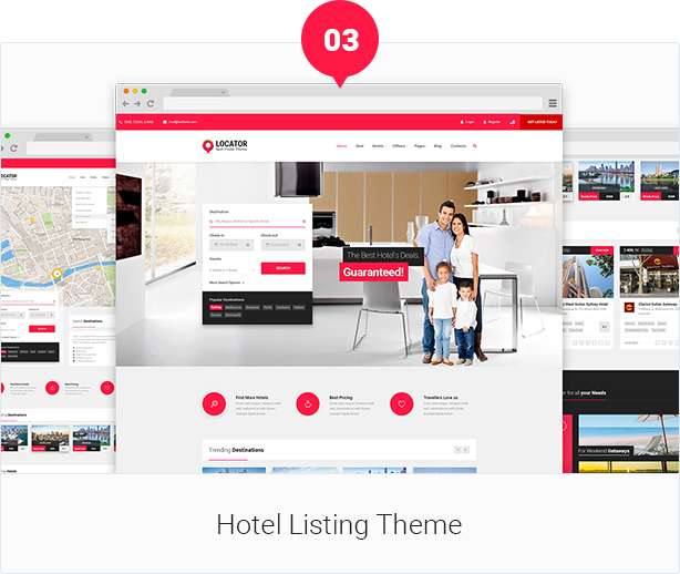 Locator PSD Template Design By Webstrot