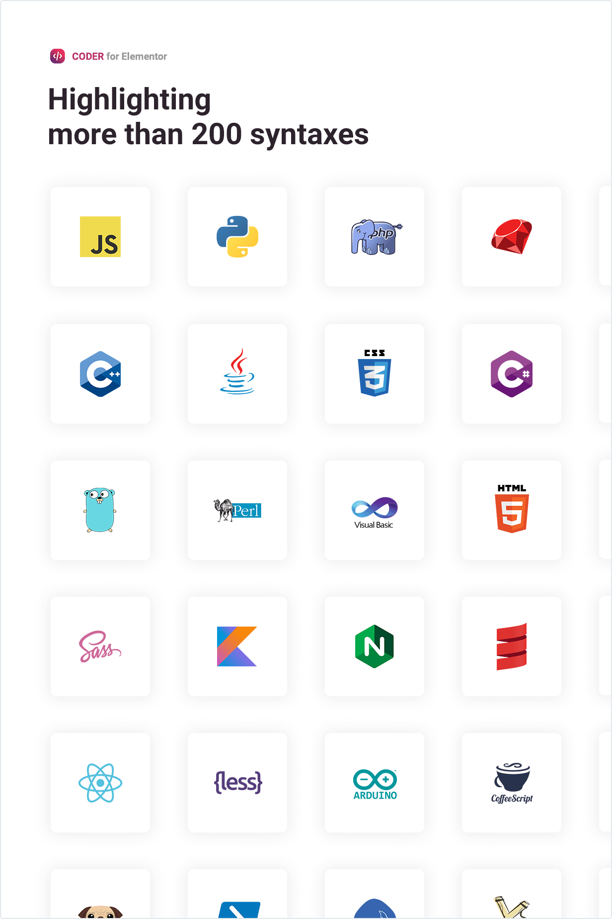 Highlighting more than 200 syntaxes
