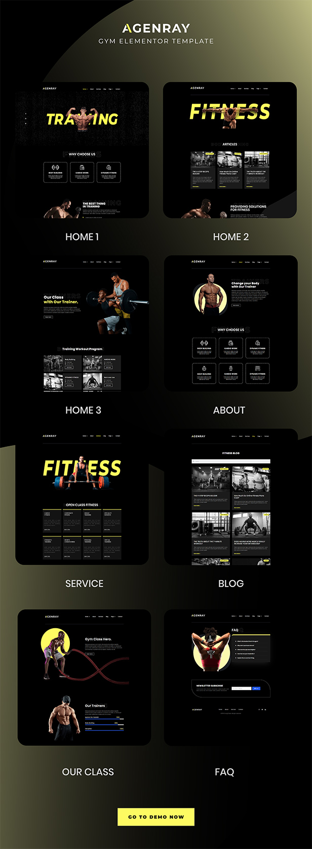 agenray gym template