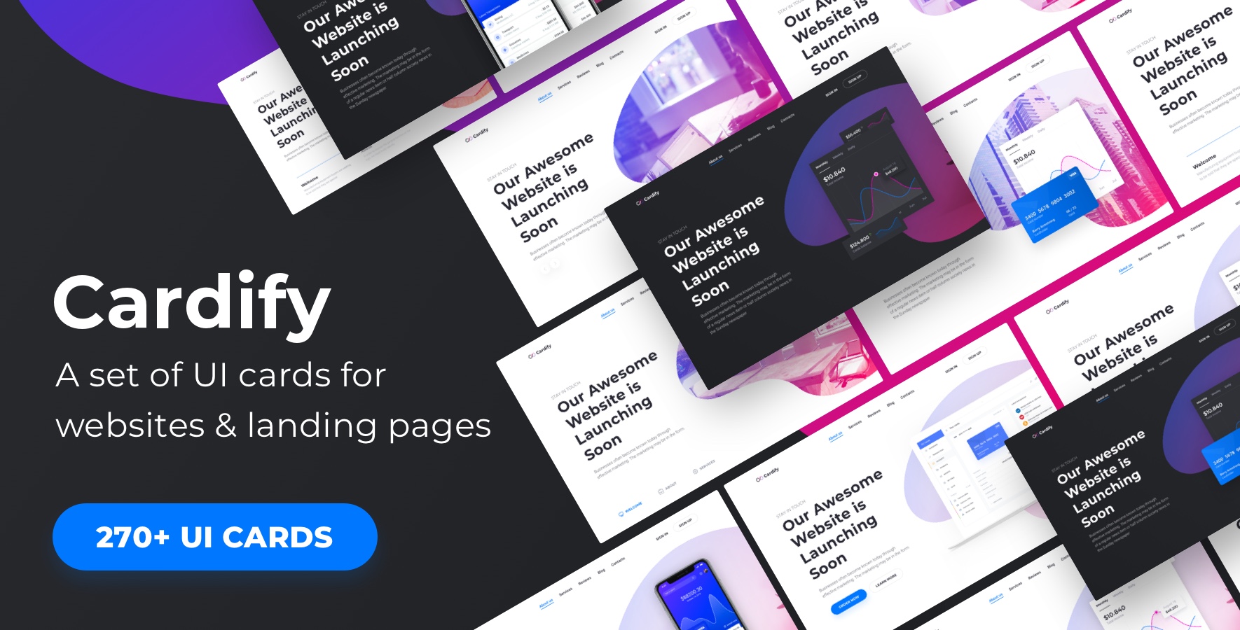 Cardify UI kit