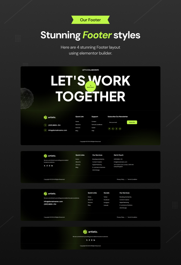 Artistic - Digital Marketing Agency WordPress Theme