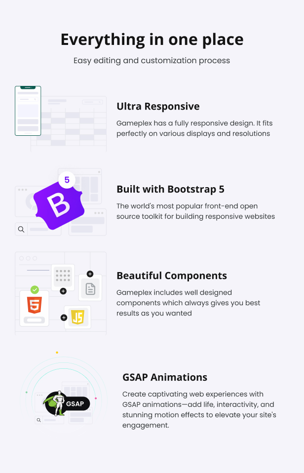 Gameplex - eSports and Gaming NFT Website HTML Template