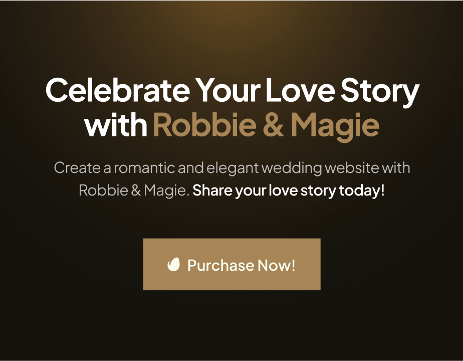 Robbie & Magie - Wedding Event Invitation FSE WordPress Theme - 11