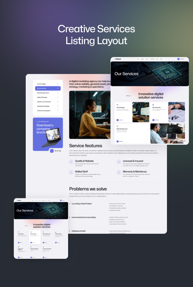 Diteck - Digital Agency WordPress Theme