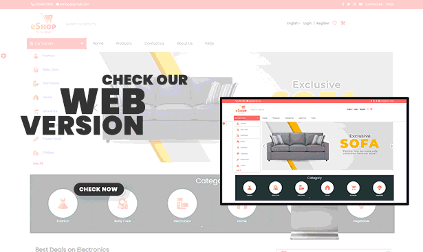 eShop - Flutter E-commerce Full App - 6