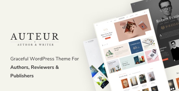 Auteur – WordPress Theme for Authors, Reviewers and Publishers