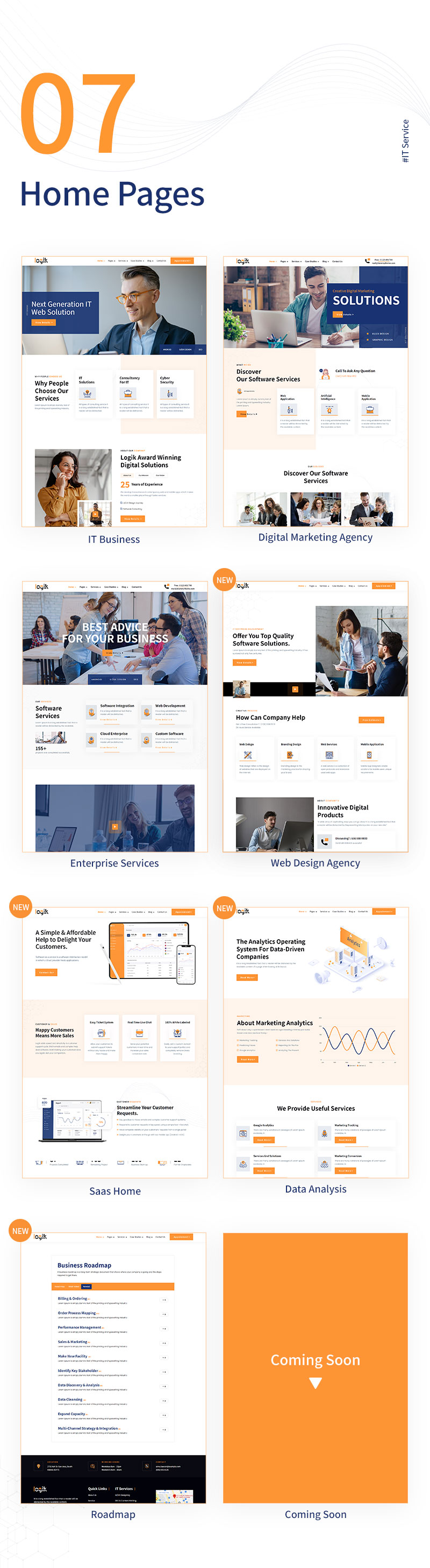 Logik | IT Solutions & Technology WordPress Theme - 7