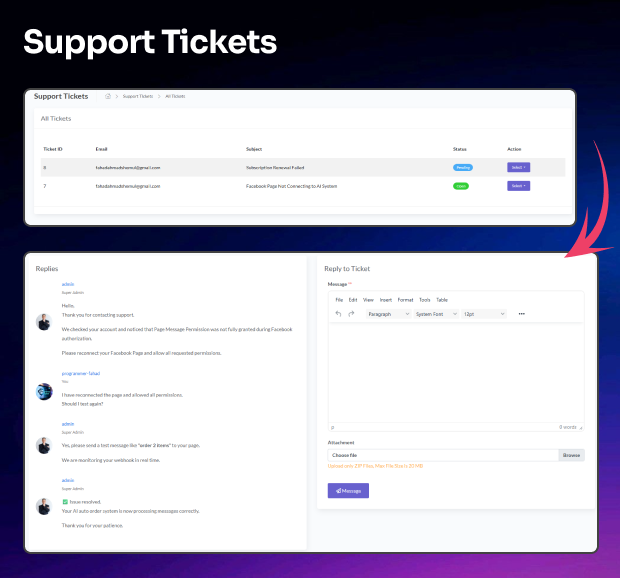 MessOrder – AI Powered Messenger Chat-to-Order Auto Conversion & Dashboard Order Storage (SaaS) - 14