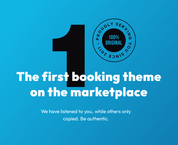 The first booking theme on the market