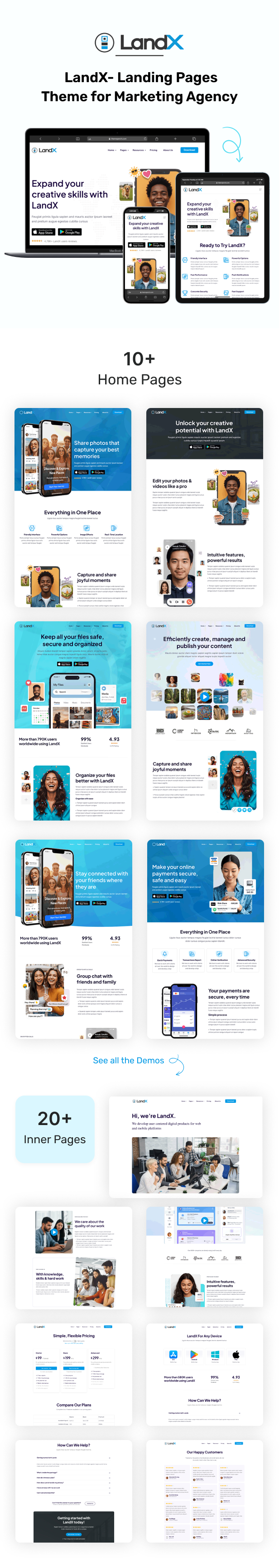 LandX - Multipurpose WordPress Theme